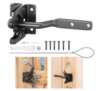 Blocco auto -block - chiusura del cancello di piume resistente alle intemperie | Robusto backup per strutture esterne | Ideale per le piscine delle scuderie verandi | Porte in legno in metal