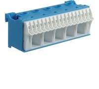 Blocco autobloccante QC 63A blu 22 attacchi 33x90x34 mm KN22N