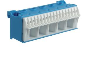 Blocco autobloccante QC 63A blu 22 attacchi 33x90x34 mm KN22N