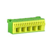Blocco autobloccante QC 63A verde 22 attacchi 33x90x34 mm KN22E