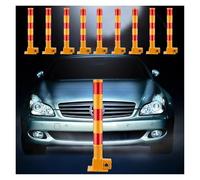 Blocco automatico a molla for parcheggio, barriera for in garage/vialetto, confezione da 1, 2, 3, 4, 5, 6, 8, 10, 12 pezzi, cartello pieghevole for cortile anteriore con anello riflettente(10 Pack)