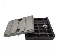 Blocco binario trasportatore, 80 x 72 x 18 mm, misura precisa per la | Riduce al minimo le vibrazioni, allineamento stabile del pannello, applicazione della colla costante