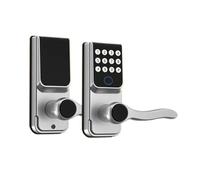 Blocco Biometrico Del'impronta Digitale Blocco Digitale Del'impronta Digitale Smart Lock Elettronico Password Serrature For Porte Senza Chiave For L'home Office(Siliver with gateway)