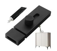 Blocco Blocco Blocco Cerniera - Bullone In Alluminio, Blocco Di Sicurezza Interni | Scivolo Della Porta Resistente All'usura, Chiusura Della Porta Alla Ruggine, Chiusura Del Cassetto Compatto, C