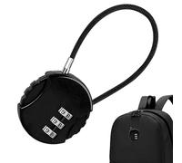 Blocco blocco con codice, combinazione Padlock, 3-Digit , Travel Backpack Lock, Small Round , Luggage Lock with Code, Toolbox , Case Padlock, Secure