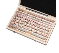 blocco calibro 103 pezzi/set 0,5-100 mm calibro a blocco 1 grado 0 grado calibro a blocco di ispezione calibrazione(0 grade)