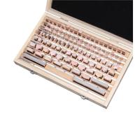 blocco calibro 112 pezzi/set 1.0005-100 mm Calibro a blocco di precisione ultra elevata: 0,0001 mm Calibro a blocco di ispezione Calibrazione