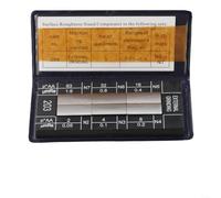 Blocco campione di rugosità esterna Ra0 05 12 5mm con 6 campioni standard per il confronto di diverse rugosità di elaborazione come fresatura, tornitura e rettifica (rettifica esterna)