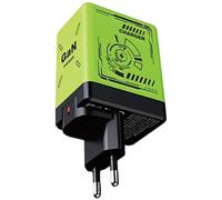 Blocco Caricabatterie USB C | Adattatore Di Ricarica Rapida A Doppia Porta Con Prese Multiple Retrattili Per Dispositivi Portatili, Telefono, Computer, Viaggi, Casa, Auto