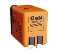 Blocco Caricabatterie USB C | Adattatore Di Ricarica Rapida A Doppia Porta Con Prese Multiple Retrattili Per Dispositivi Portatili, Telefono, Computer, Viaggi, Casa, Auto