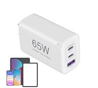 Blocco caricatore da parete USB, blocco di ricarica per smartphone | Adattatore USB per testa del caricatore multi-porta 65W | Alimentazione di ricarica rapida per dispositivi elettronici, cuffie, TV