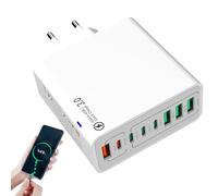 Blocco caricatore USB C | Caricatore da parete per computer | Ricarica rapida da 120 W con più porte per orologio intelligente telefono computer