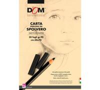 Blocco carta da spolvero DOM giallo tenue 90 g 50x70 cm - 50 fogli - 1034