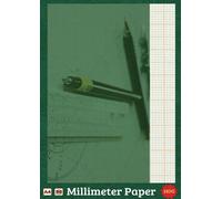 Blocco carta millimetrata, A4, 80 fogli