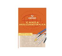 Blocco carta opaca millimetrata - A3 - 10 fogli - 80gr - Canson