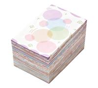 Blocco carta per appunti con note adesive, 500 sheets | Bigliettini decorativi con disegni assortiti stampati per messaggi d ' ufficio, elenchi giornalieri e diario