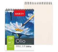 Blocco Carta per colori ad Olio Album A3 3PZ da 24 fogli 240gm pittura spiralato