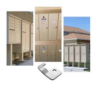 Blocco cassetta postale costruzione metallo cam dimensioni compatte ricambio ser