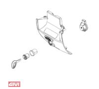 Blocco cerniera GiVi nero per V47