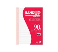 BM - 0106434 - Blocco collato BandUp - fori rinforzati - A4 - 1 rigo - 40 fogli - 90gr - BM - 72395 - Conf. da 10 Pz. - 0106434