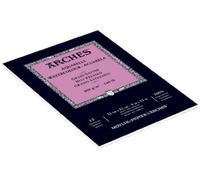 Blocco Collato Canson Aquarelle 300 G/m2 23x31 Cm 12 Fogli Grana Satinata | Arc