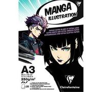 Clairefontaine Manga Illustration Taccuino da disegno A3 250 g