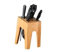 Blocco Coltelli Vuoto Portacoltelli Moderno Portautensili Da Cucina In Bambù Portatili In Legno Utensili Da Cucina