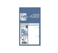 Blocco COMANDE a 2 TAGLIANDI 25/25 Fogli Autoricalcanti 17x9.9 E5910 (20 Pz)