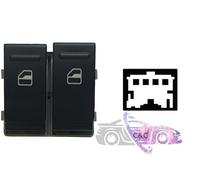 BLOCCO COMANDI ALZACRISTALLI ANTERIORI PORTA A/SX 2 INTERR.4 PIN VW MULTIVAN 03>