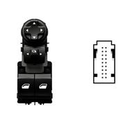 Blocco Comandi Alzacristalli Porta Anteriore per Opel Corsa F Dal 2019