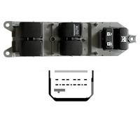 Blocco Comandi Alzacristalli Porta Anteriore Sinistra per Toyota Auris 2006-2012