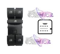 BLOCCO COMANDI ALZACRISTALLI PORTA ANTERIORE SX 4 INTERR.10 PIN VW PASSAT 10>14