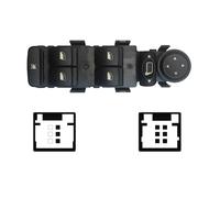 Blocco Comandi Alzacristalli Porta Anteriore Sx Citroen C4 11/2004-11/2010