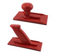 Blocco compatto per lavori di precisione per sega da tavolo e pialla con forma ottimizzata per la sicurezza delle mani (rosso)