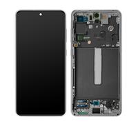 Blocco Completo Galaxy S21 FE LCD Touchscreen Originale Samsung White