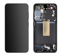 Blocco completo Galaxy S23 Plus touchscreen + frame originale Samsung nero