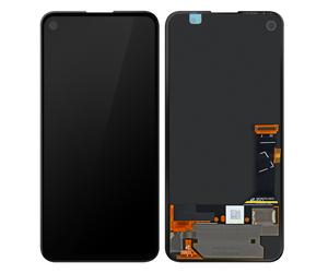 Blocco Completo Google Pixel 4A Schermo LCD Vetro Tattile Originale Google Nero
