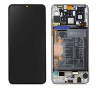 Blocco Completo per Huawei P30 Lite Schermo LCD Touch Batteria 3340 mAh Bianco - Nouvo
