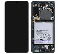 Blocco Completo S21 LCD Touchscreen Batteria Originali Samsung