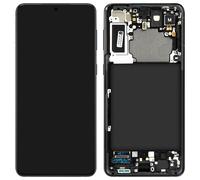 Blocco completo Samsung S21 Plus LCD touchscreen originali Samsung Phantom Gray