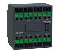Blocco contatti ausiliare frontale Schneider TeSys Deca 2N 2NC SNAP IN LADN22A