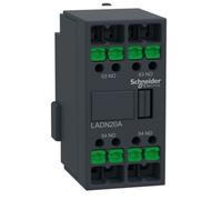 Blocco contatti ausiliare frontale Schneider TeSys Deca 2NA SNAP IN LADN20A