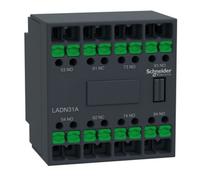 Blocco contatti ausiliare frontale Schneider TeSys Deca 3N 1NC SNAP IN LADN31A