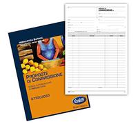 Blocco copia commissione Proposte di commissione 50 fogli moduli autoricalcanti in triplice copia