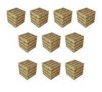 Blocco Costruttivo "Pannello di Legno" - Cubo da 2x2x2cm, Ispirato a, Gioco Creativo per Bambini