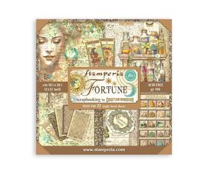 Blocco da 22 carte Scrap Fortune 30 x 30 Stamperia