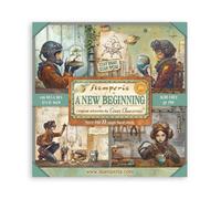 Blocco da 22 carte Scrap Single Face A new Beginning