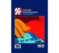 Blocco da 50 Fatture Professionisti 21,5x14,8cm a Doppia Copia
