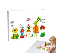 Blocco Da Disegno, 60 Fogli A Doppia Faccia Attrezzatura Per Graffiti, Libro Da Disegno Per Schizzare, Per Studenti Adulti Principianti Pittori Scarabocchi Bambini Piccoli Scuola Materna