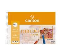 Blocco da disegno Canson Basik spiralato 20 fogli microforati 2 fori